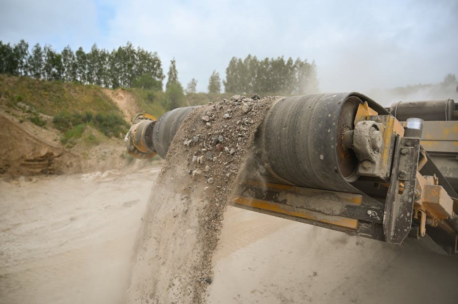 Travaux de dirt ground construction