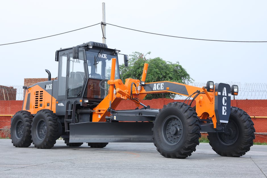 Travaux de terrain leveling machine