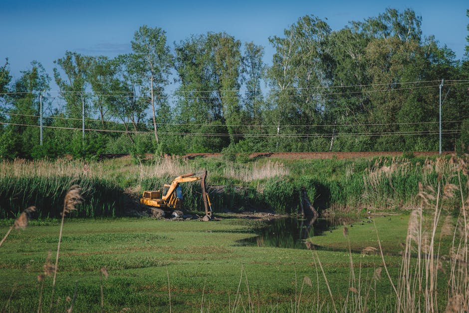 Chantier de prix décaissement piscine