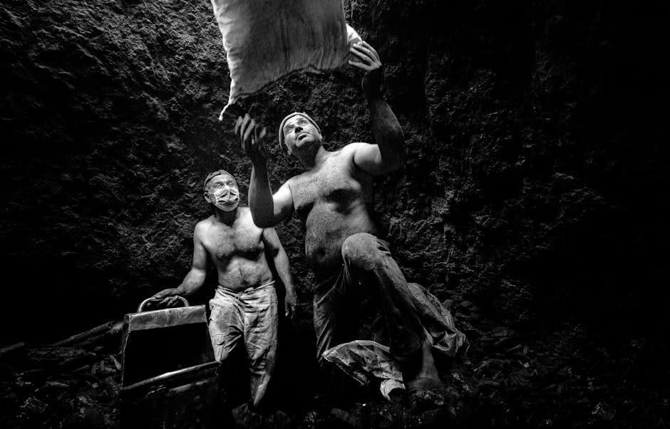 Travaux de underground cables digging