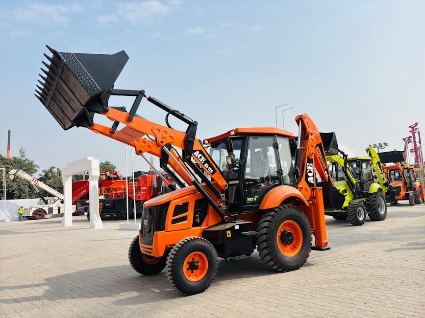 Travaux de terrain leveling machine