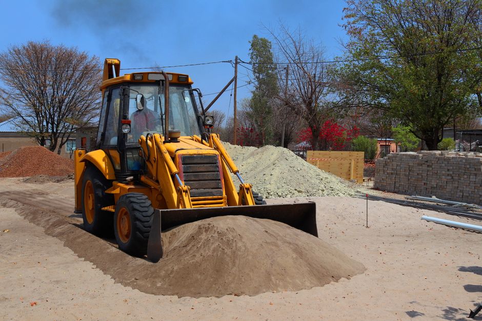 Chantier de terrassement terrain en pente prix