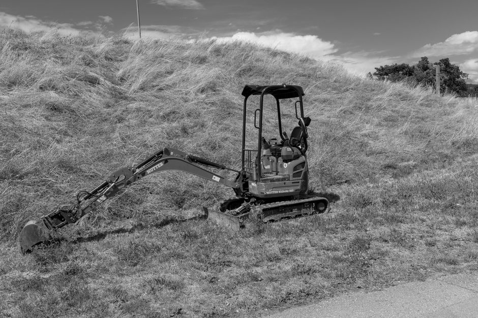 Travaux de underground cables digging